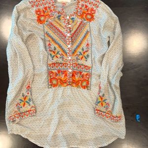 Johnny Was women’s embroidered shirt